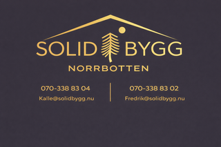 Logotyp för Solid Bygg Norrbotten